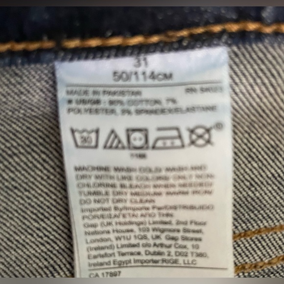 Banana Republic Premium Denim Mid-rise Skinny Jeans Sz 31 Distressed Leg Bottoms - Picture 2 of 6